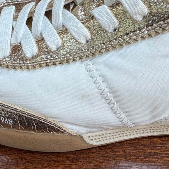 Anne Klein Walkon White and Gold Women’s Sneakers 7.5M - Picture 15 of 16